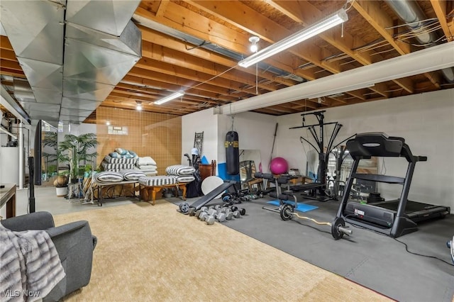 view of workout room