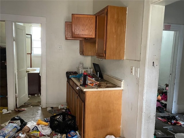 kitchen featuring sink