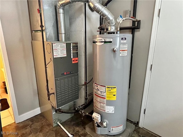 utilities with gas water heater