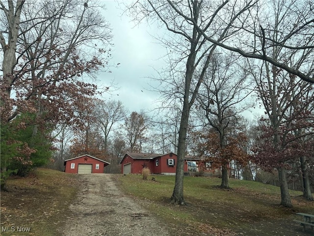 exterior space with driveway