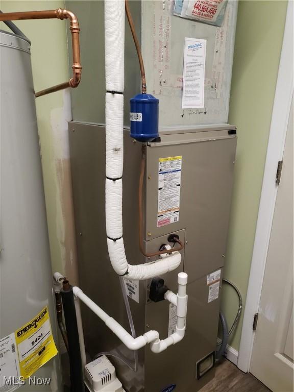 utilities featuring water heater