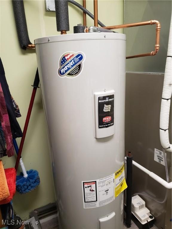 utilities featuring electric water heater