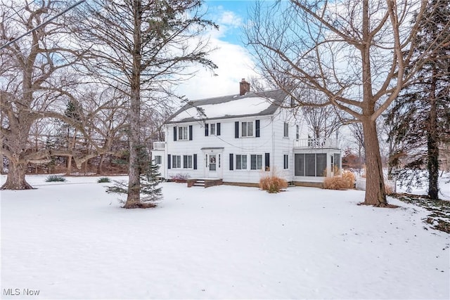 view of front of home