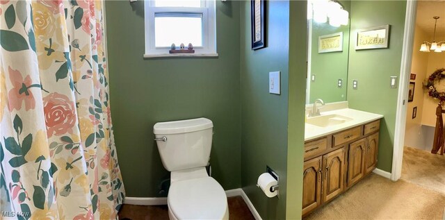 130 Rauch Dr, Marietta, OH 45750 - bathroom with vanity and toilet