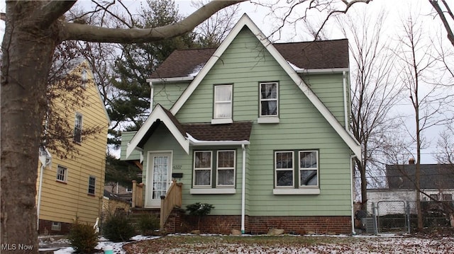 view of front of home