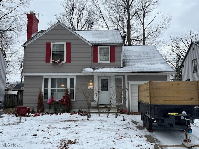 view of front of property