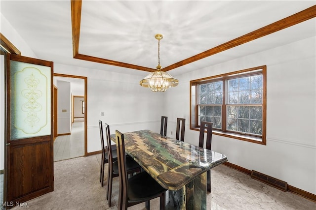 34210 Beacon Dr, Willoughby, OH 44094 - dining room featuring an inviting chandelier