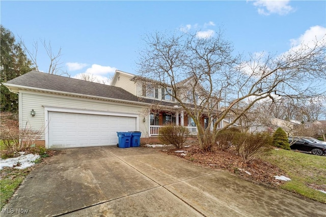 34210 Beacon Dr, Willoughby, OH 44094 - front of property featuring a porch and a garage