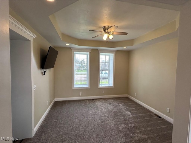 10545 Main St, Norwich, OH 43767 - bonus room featuring ceiling fan and dark carpet