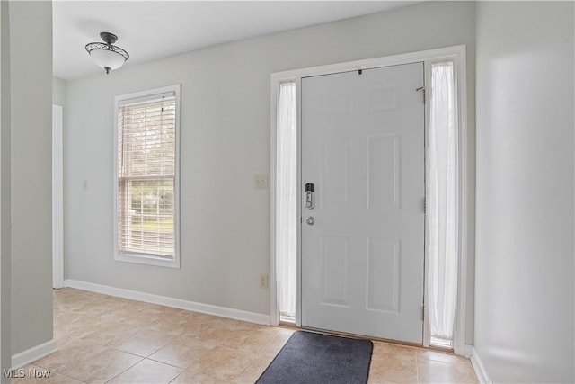9278 Woodworth Rd Unit 1801, North Lima, OH 44452 - foyer entrance featuring light tile patterned floors and baseboards
