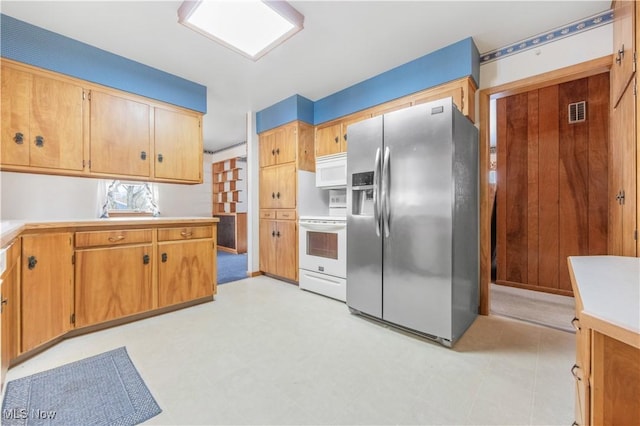 kitchen with white appliances