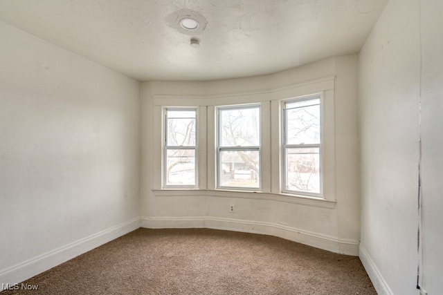 empty room featuring carpet flooring