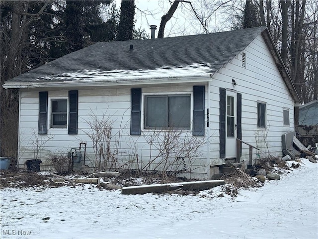 view of front of home