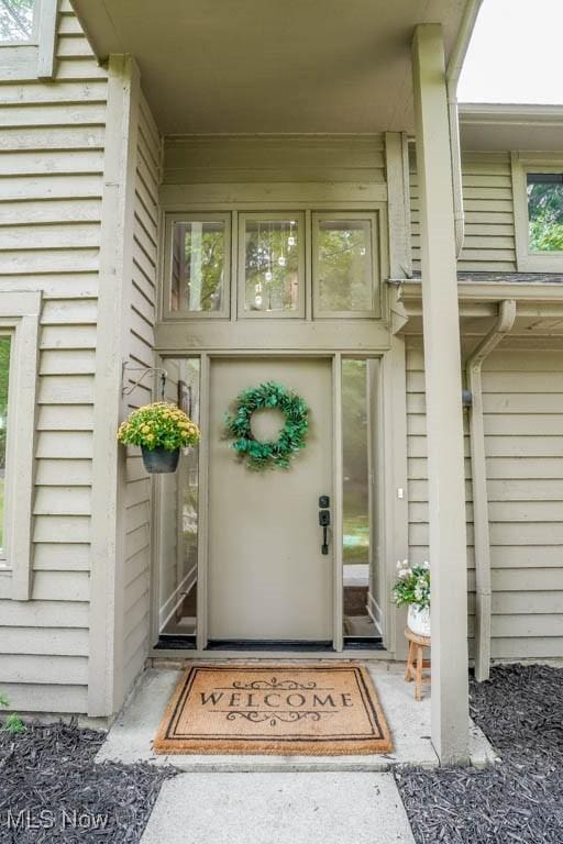 view of entrance to property