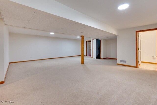 615 Crystal Brooke Dr, Hinckley, OH 44233 - finished basement featuring baseboards and carpet
