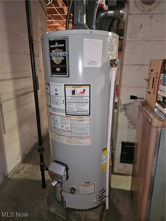 utilities featuring water heater