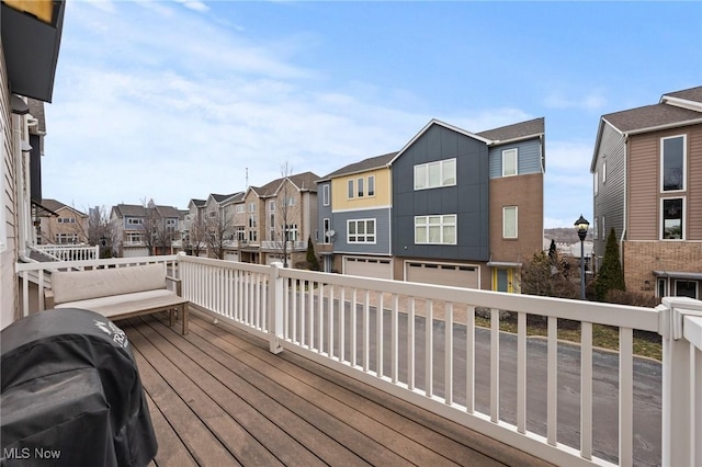 2280 City View Dr, Cleveland, OH 44113 - deck featuring grilling area