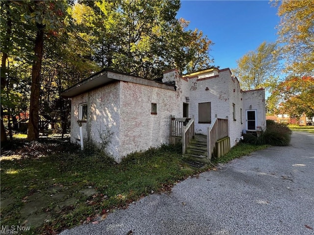 view of side of property