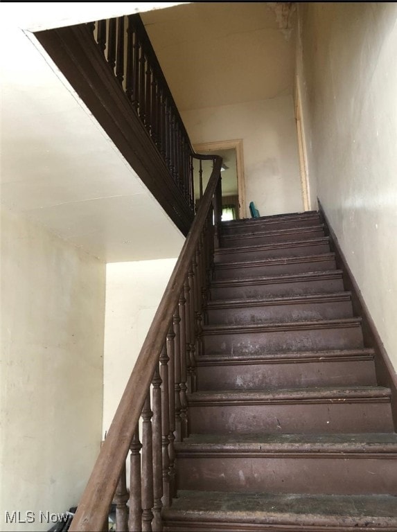 view of staircase