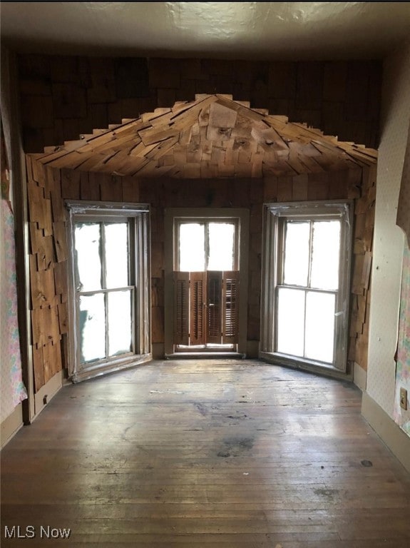 interior space featuring hardwood / wood-style floors