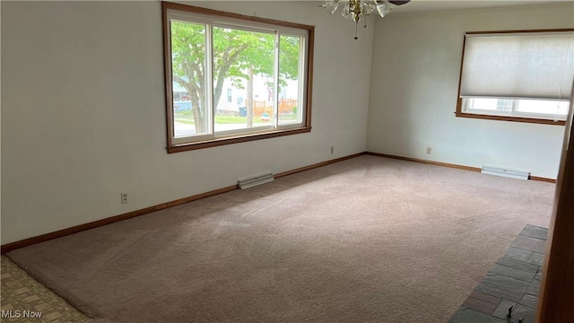 empty room with light carpet