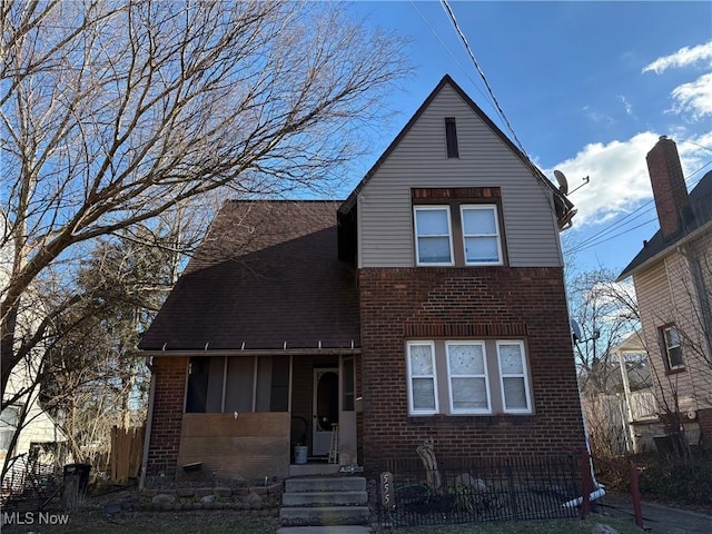 view of front of home