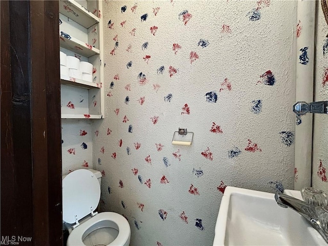 bathroom with toilet