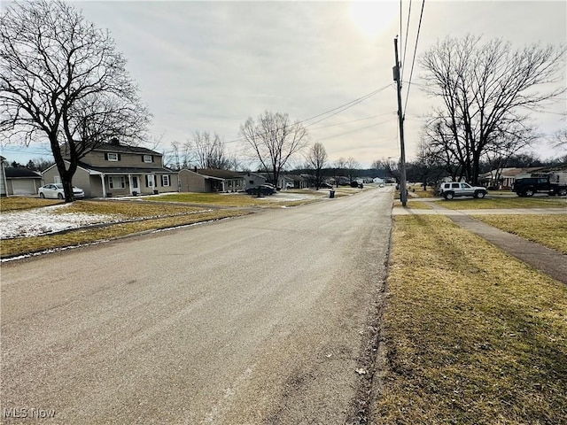 view of road