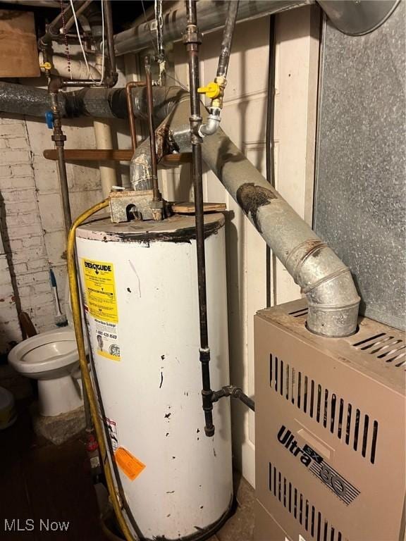 utilities with gas water heater