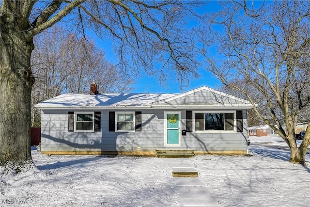 view of ranch-style house