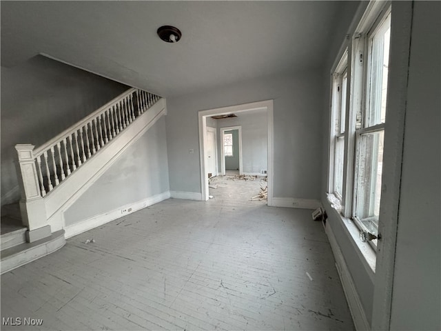 view of unfurnished living room