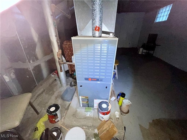 view of utility room