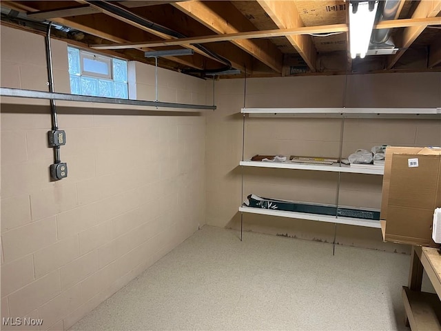 6695 Clingan Rd Unit 26, Poland, OH 44514 - unfinished basement featuring concrete block wall