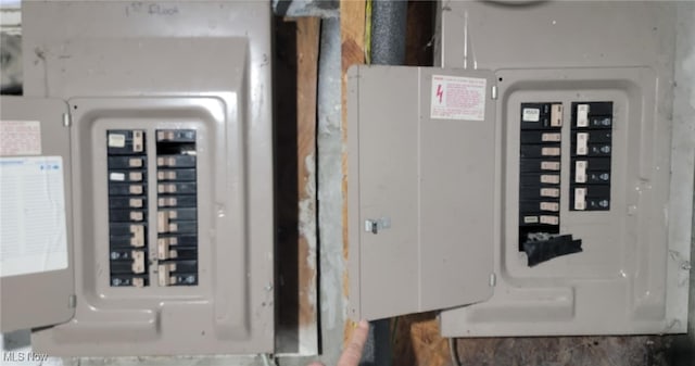 utility room featuring electric panel