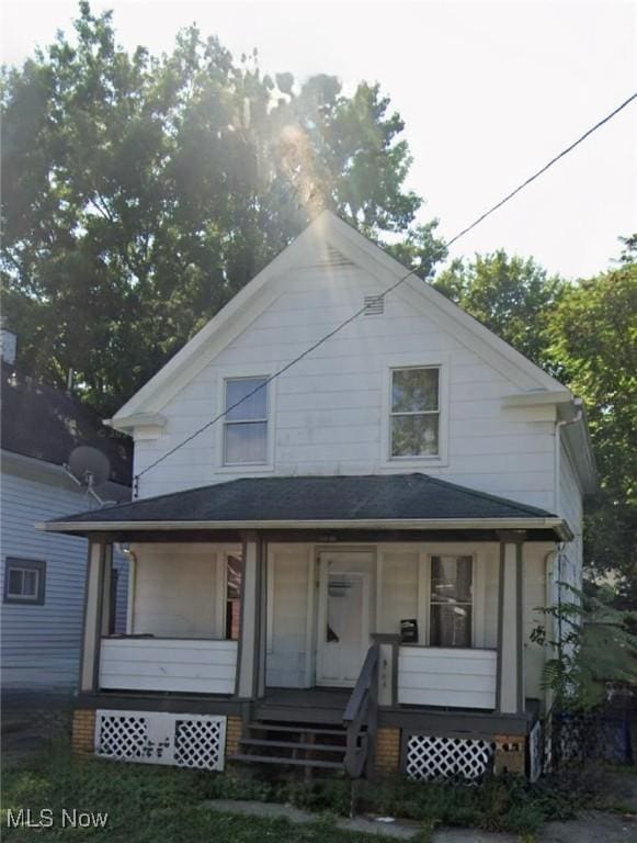 bungalow with covered porch