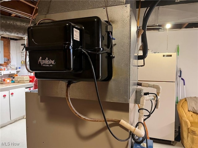 utility room with electric panel