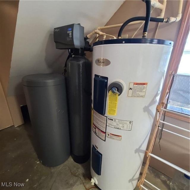 utilities featuring water heater