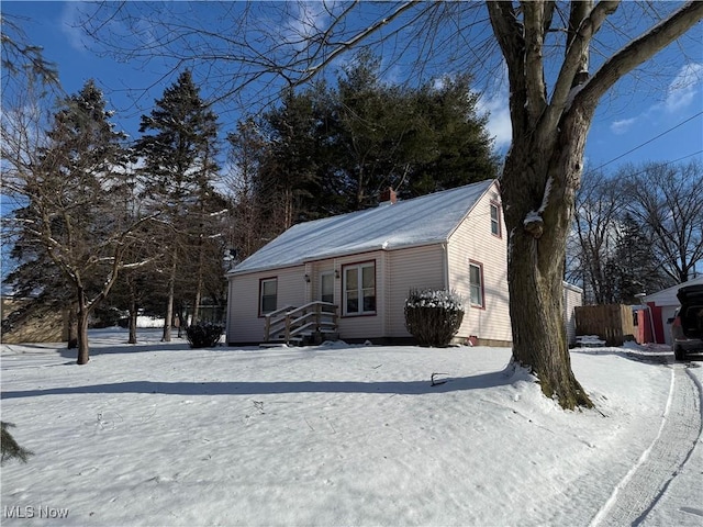 view of front of home