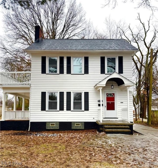 view of front of house