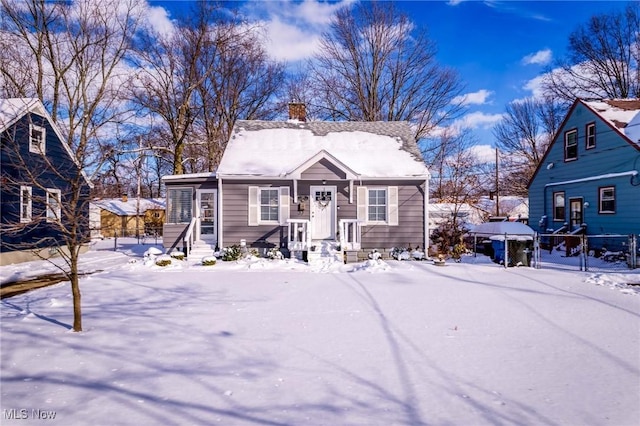 view of bungalow-style house