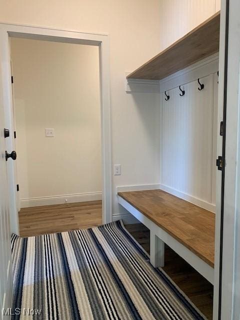 1775 Green Rd, Madison, OH 44057 - mudroom with wood finished floors and baseboards