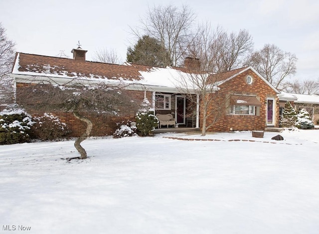 view of ranch-style house