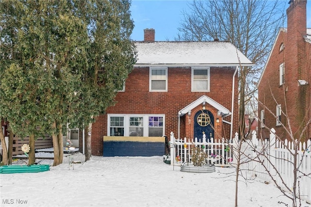 view of front of home