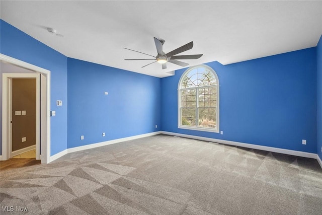 6470 Aberdeen Ln, Medina, OH 44256 - carpeted spare room with a ceiling fan and baseboards