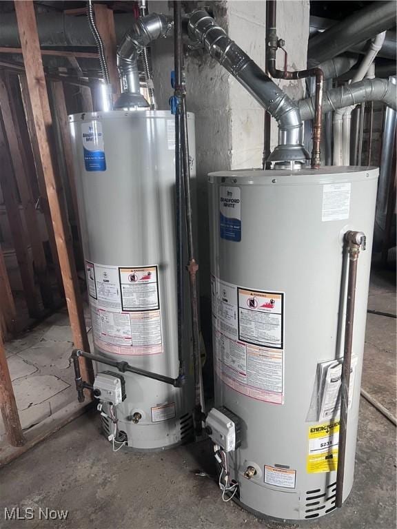 utilities with gas water heater