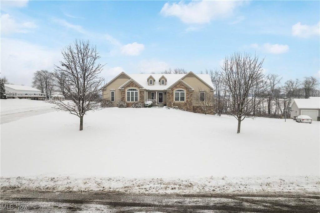 view of front of home