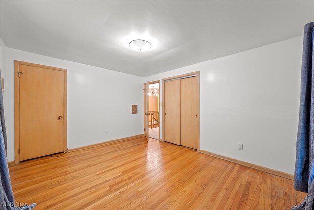 19951 Fairmount Blvd, Shaker Heights, OH 44118 - unfurnished bedroom featuring light wood-style flooring and baseboards