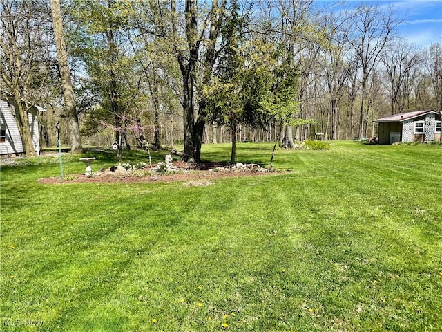 view of yard