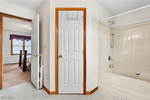 1925 N Lipkey Rd, North Jackson, OH 44451 - full bath with shower / washtub combination, baseboards, and tile patterned flooring