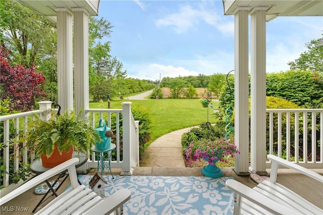 1925 N Lipkey Rd, North Jackson, OH 44451 - porch with a lawn